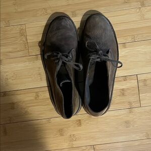 Clarks Dark Brown Chukka Boots